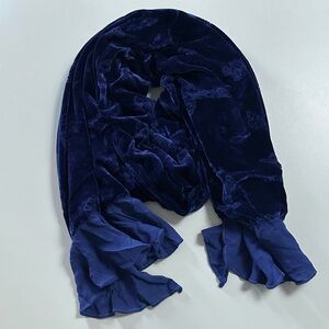 Vintage Y2K Velvet Shawl w. Butterflies | Ghost by Tanya Sarne